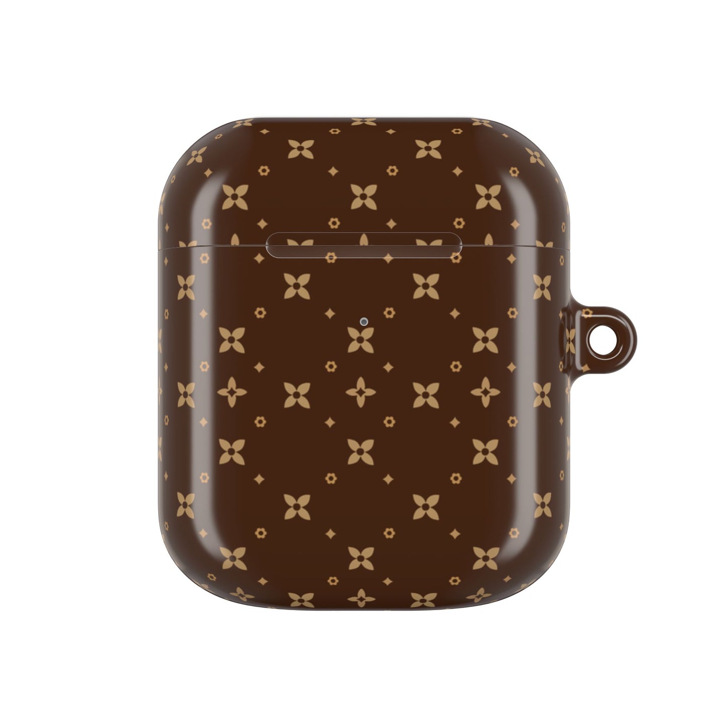 Personalized AirPods Case | Mink Sablette Print | Protective Cover with Keychain