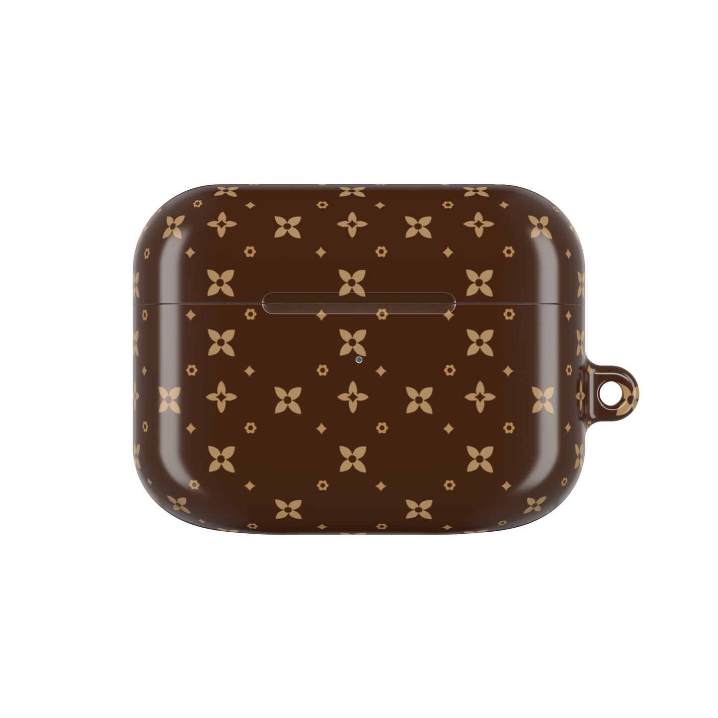 Personalized AirPods Case | Mink Sablette Print | Protective Cover with Keychain
