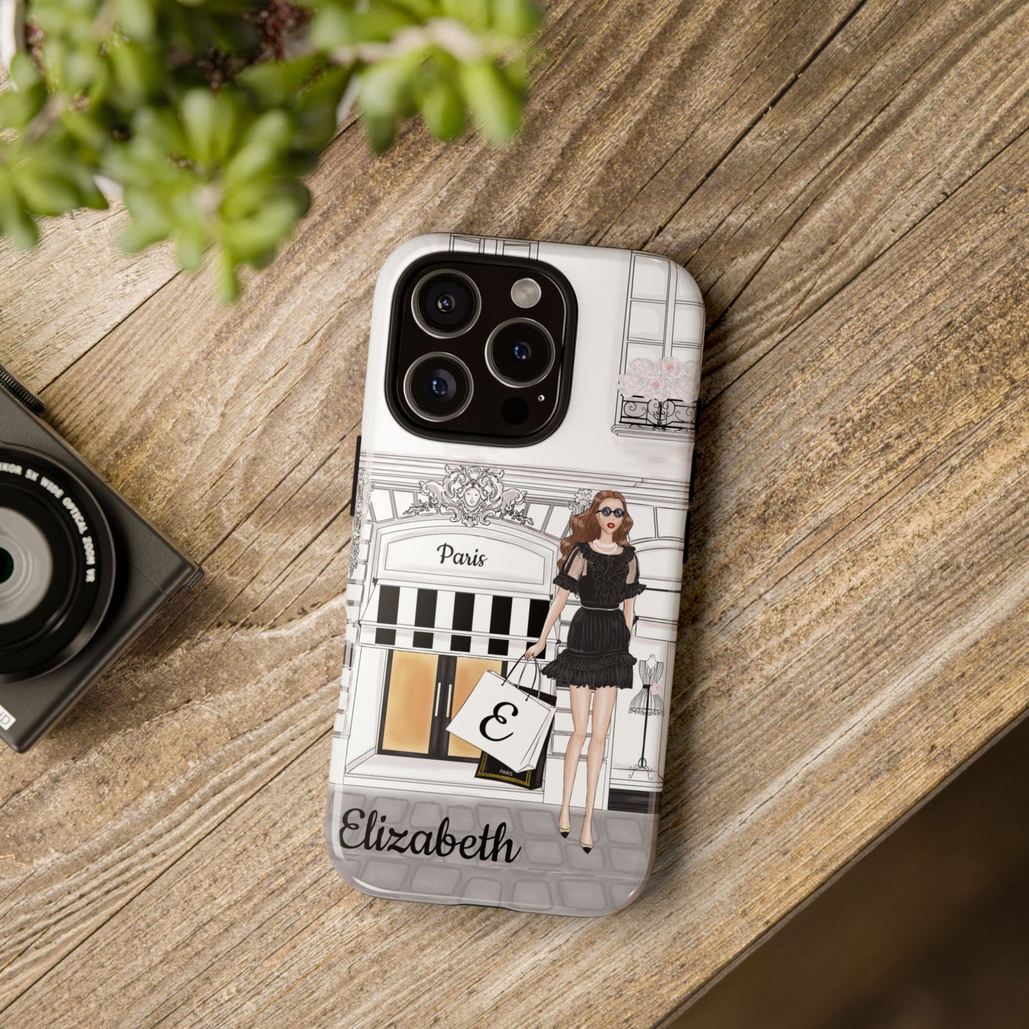 Personalized Shopping Diva Tough Phone Case | iPhone Samsung Pixel | 6 Avatar Options
