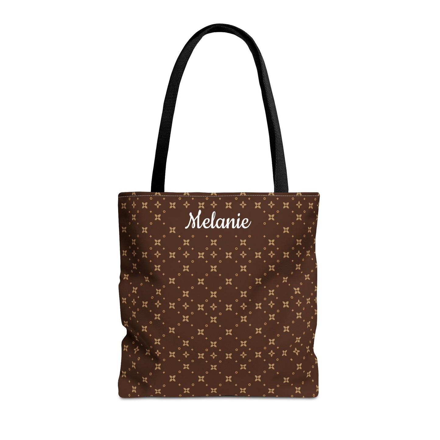 Personalized Sablette Tote Bag | Black Handles | 3 Sizes | Custom Name