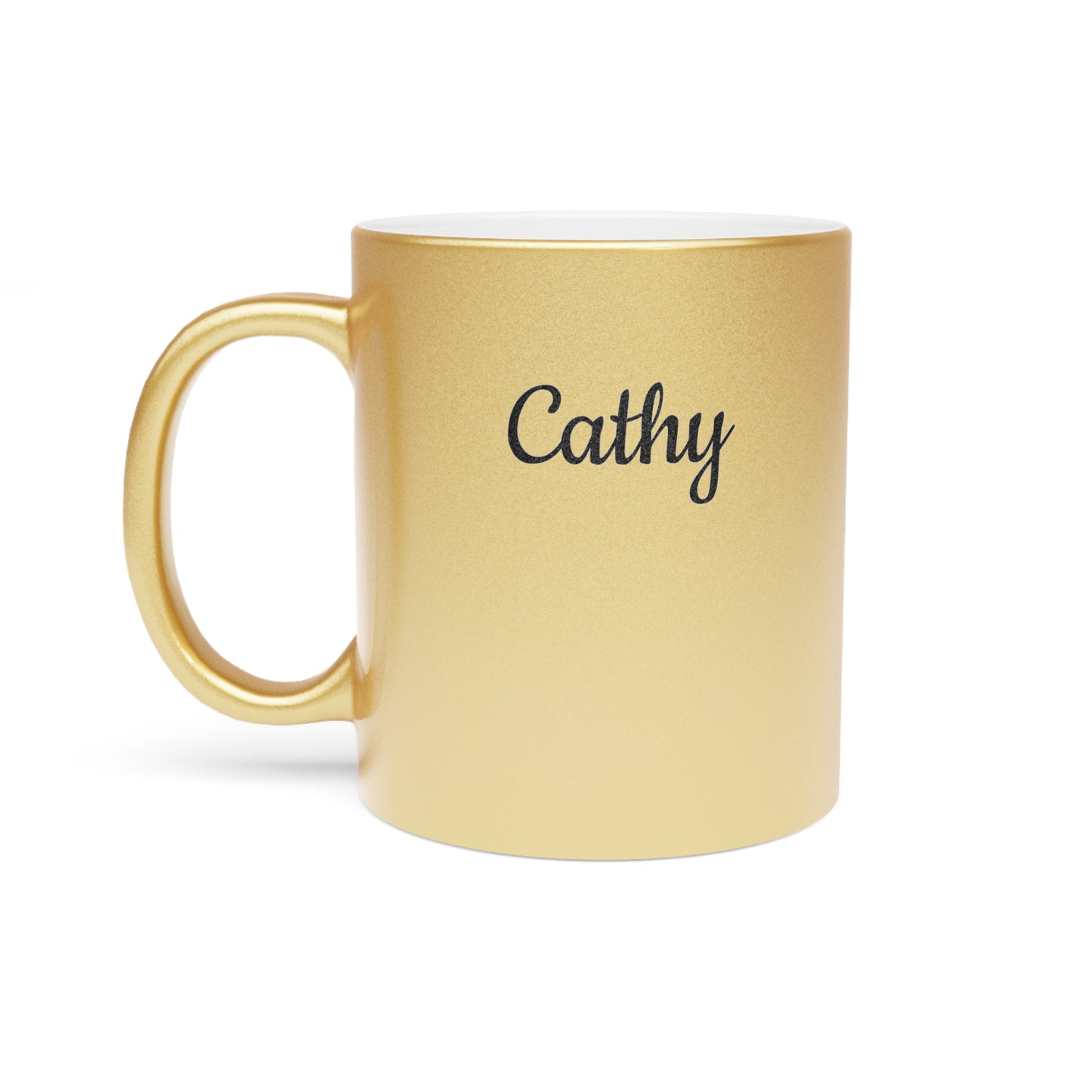 Nouveau Noël Gold & Silver Mug | Sablette Tree Design | Personalizable