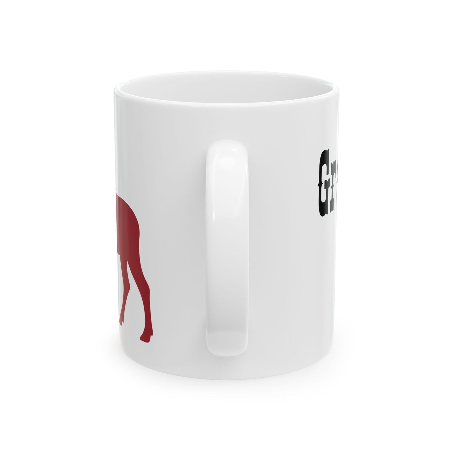 Red Moose Personalized Mug | White Ceramic | 11oz or 15oz