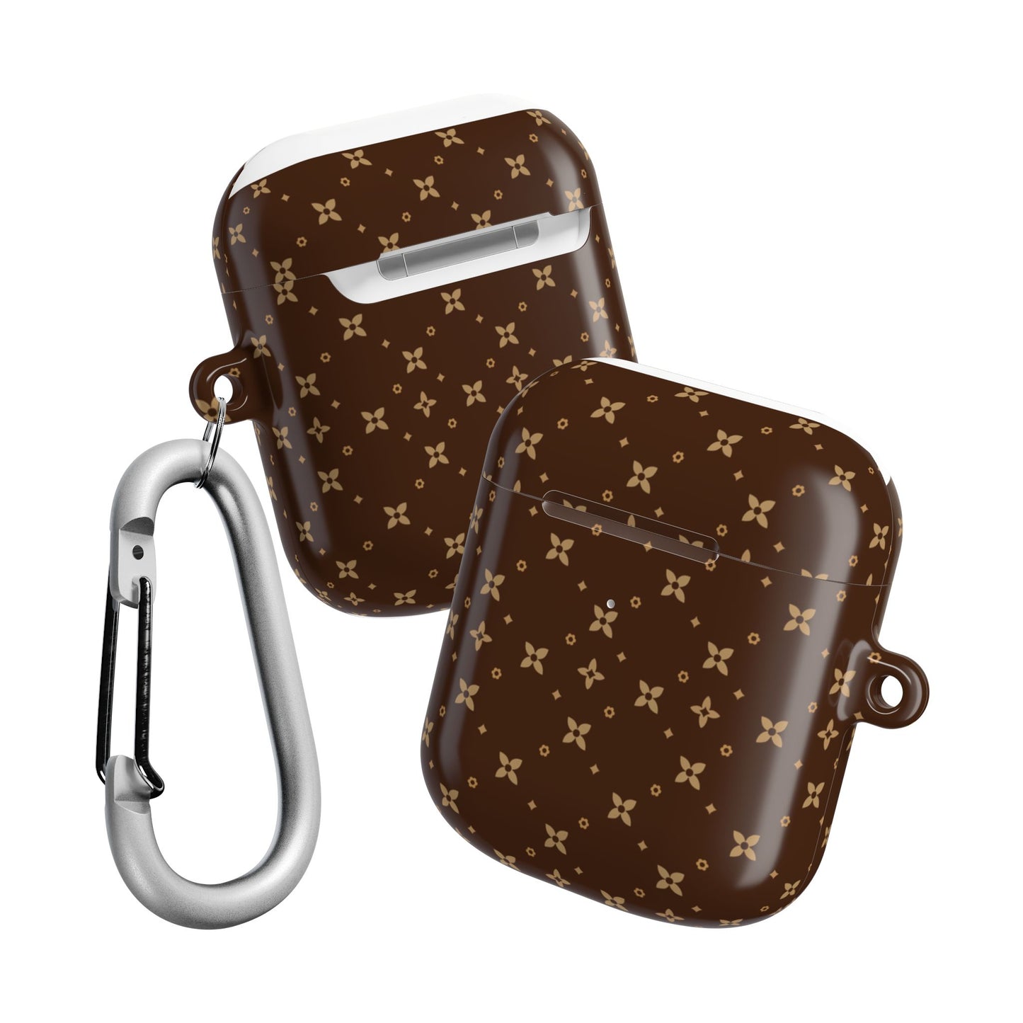 Personalized AirPods Case | Mink Sablette Print | Protective Cover with Keychain