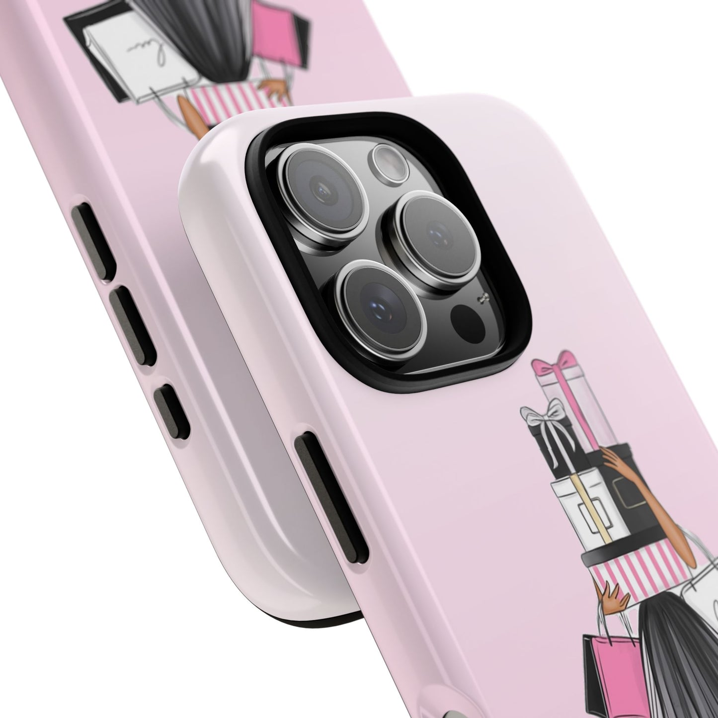 Personalized Pink Ombré Fashion Avatar Phone Case