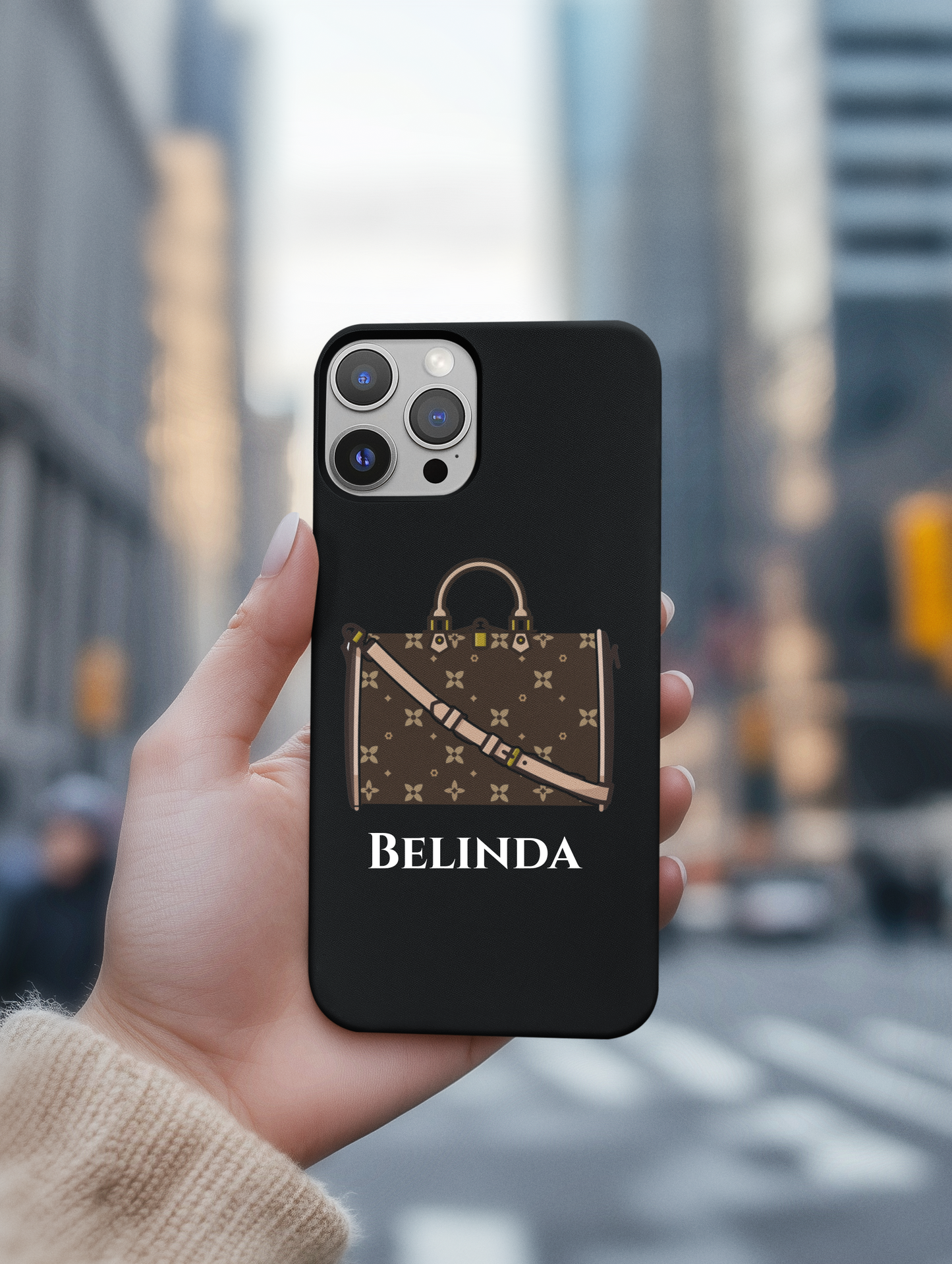 Personalized Shoes & Purse Tough Phone Case | iPhone Samsung Pixel | 10 Color Options