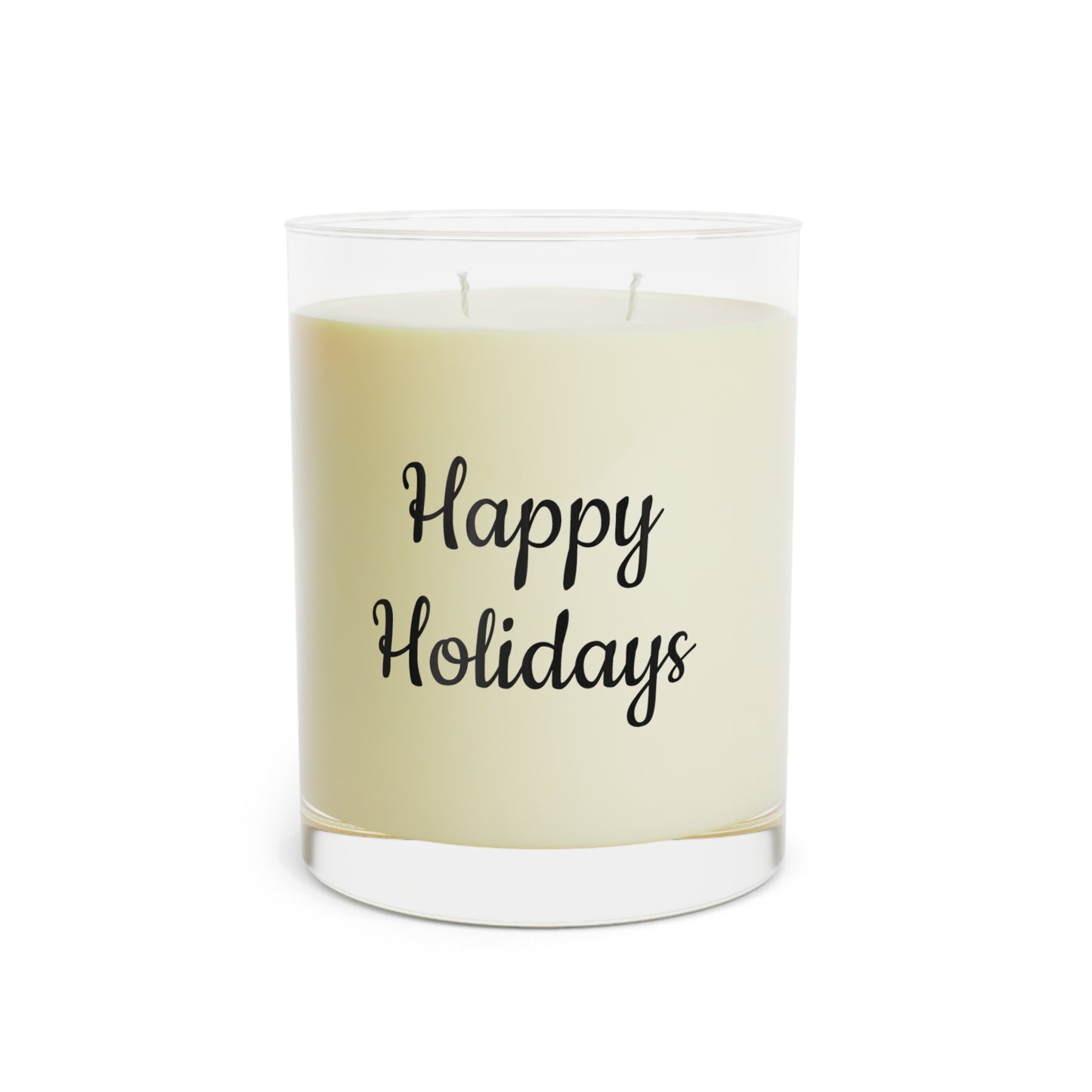 Holiday Gold Shoes & Purse Two-Wick Glass Candle – Personalizable