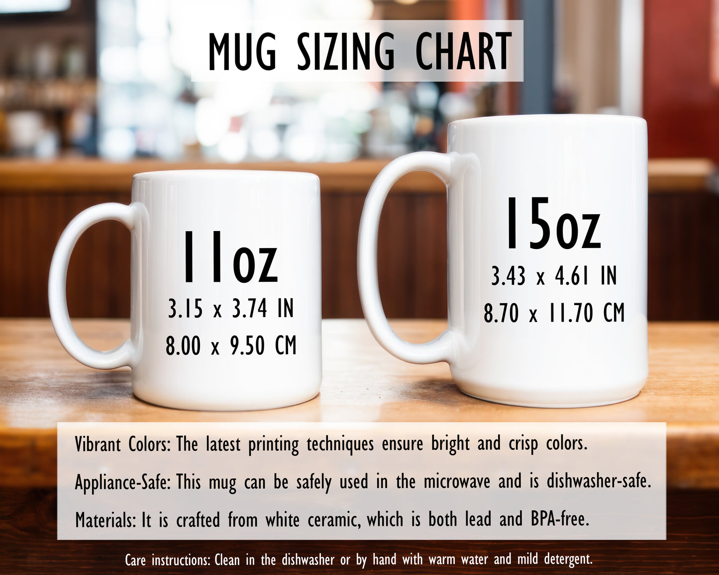 Personalized Bag & Shoes Ceramic Mug | Custom Name Coffee Cup | 11oz & 15oz