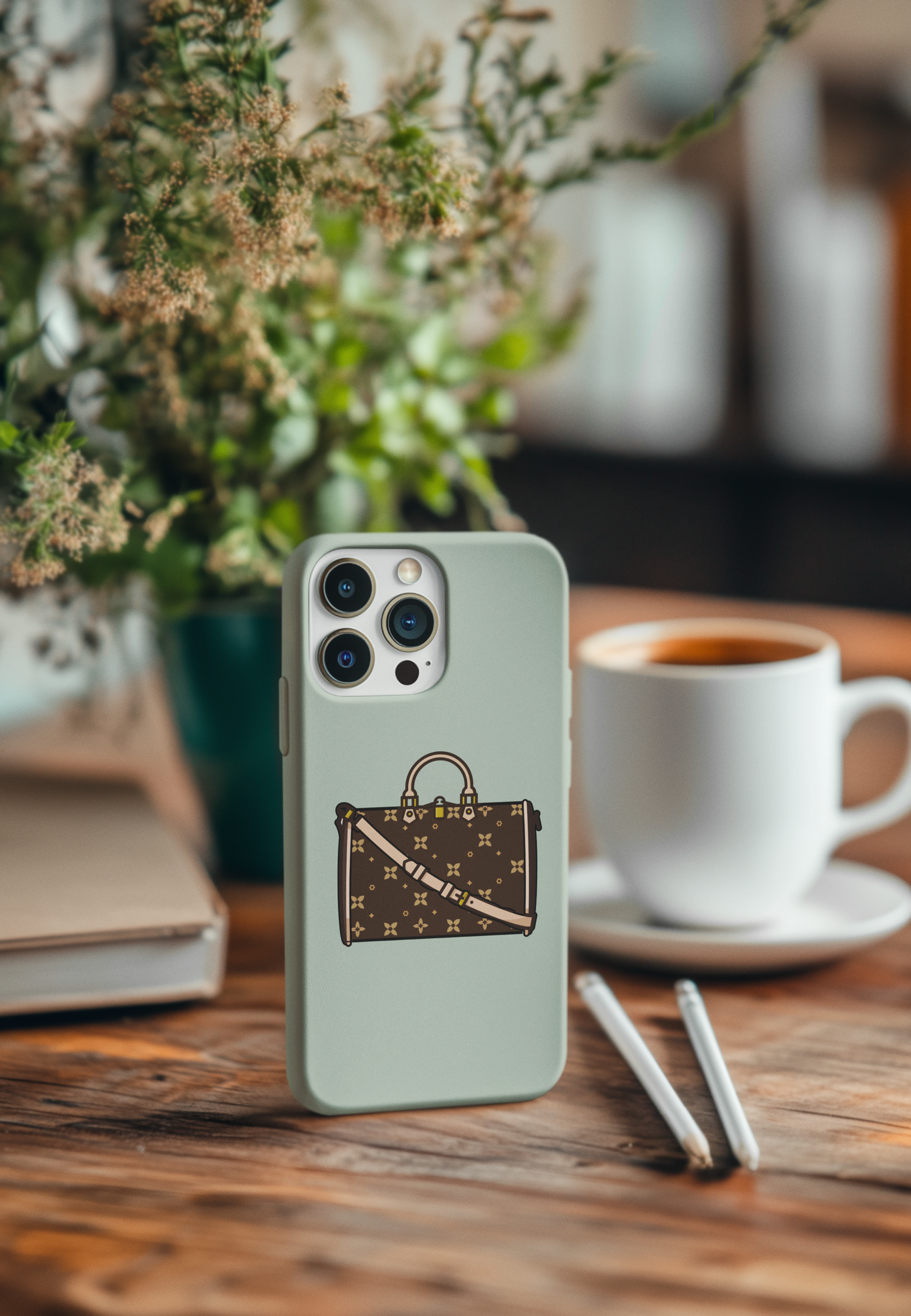 Personalized Shoes & Purse Tough Phone Case | iPhone Samsung Pixel | 10 Color Options