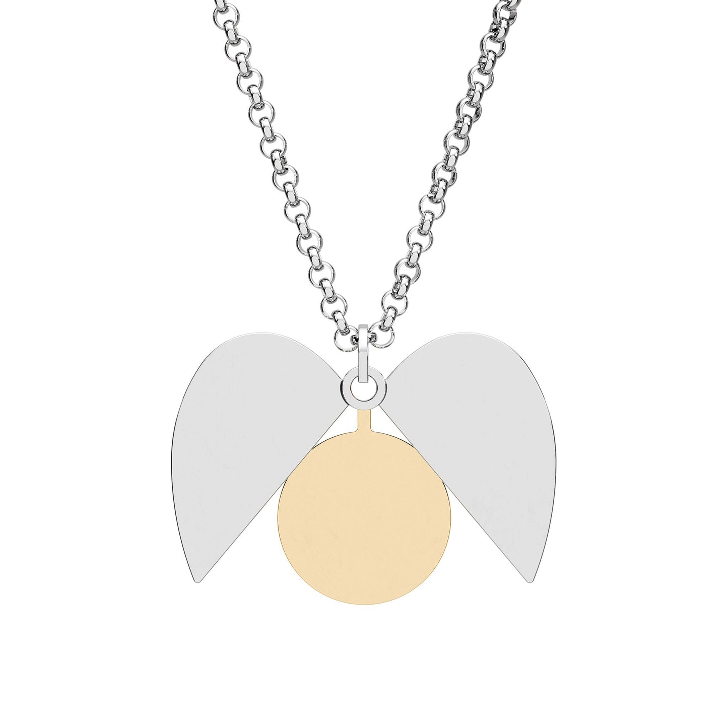 Hidden Message Heart Necklace | Engraved Inside & Out