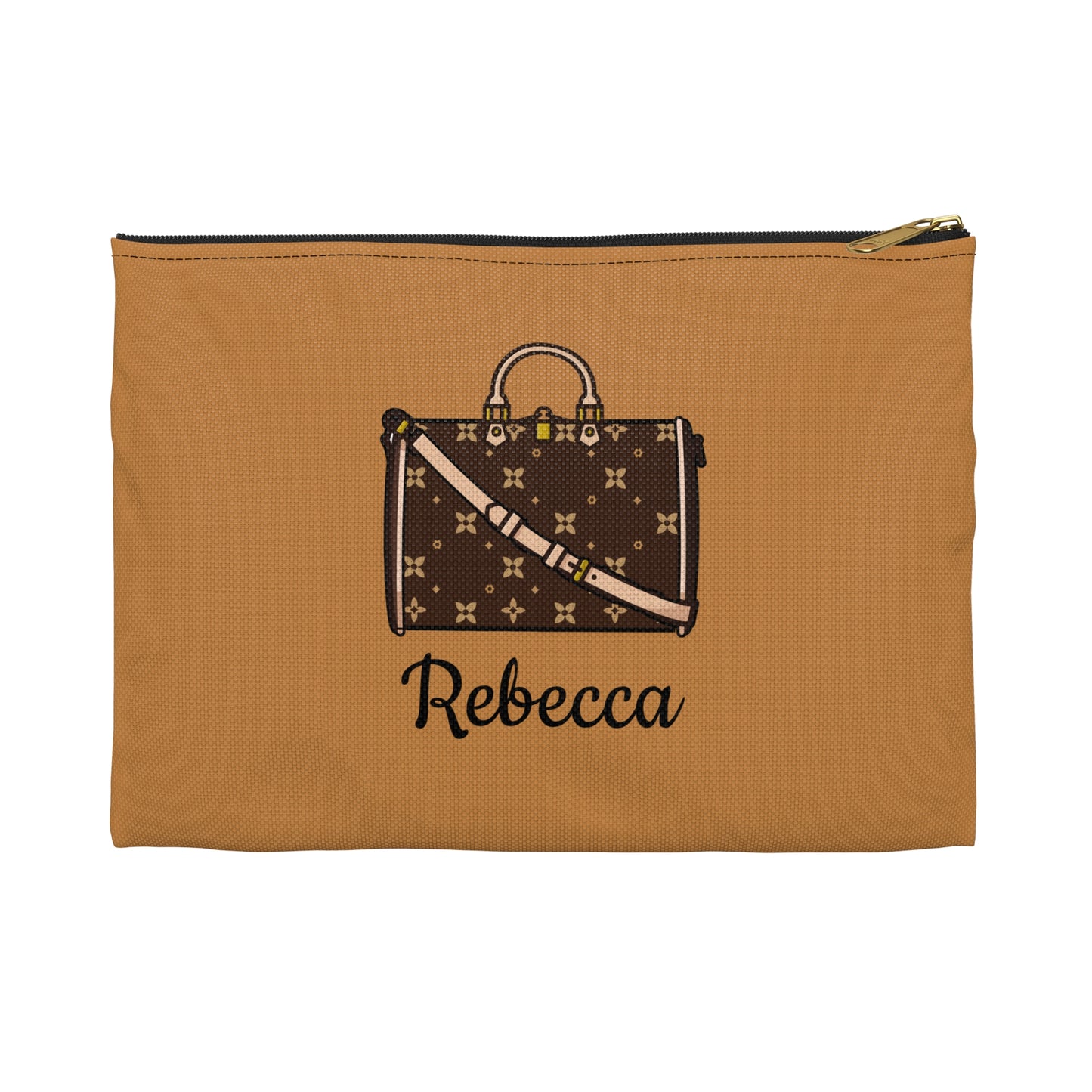 Personalized Makeup Bag – Shoes & Purse or Purse‑Only Graphic | Custom Cosmetic Pouch by Tresor Valeur