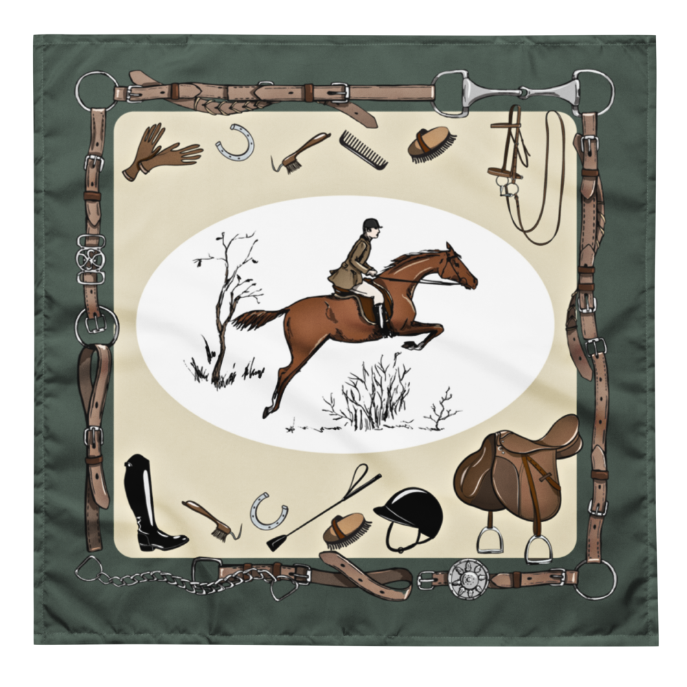 Modern Equestrian Scarf | Multifunctional Lightweight Scarf | 3 Sizes