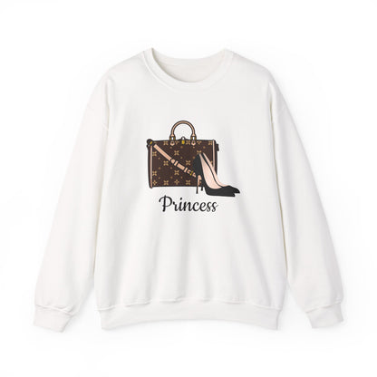 Sablette Pattern Shoes and Purse Personalizable Sweatshirt