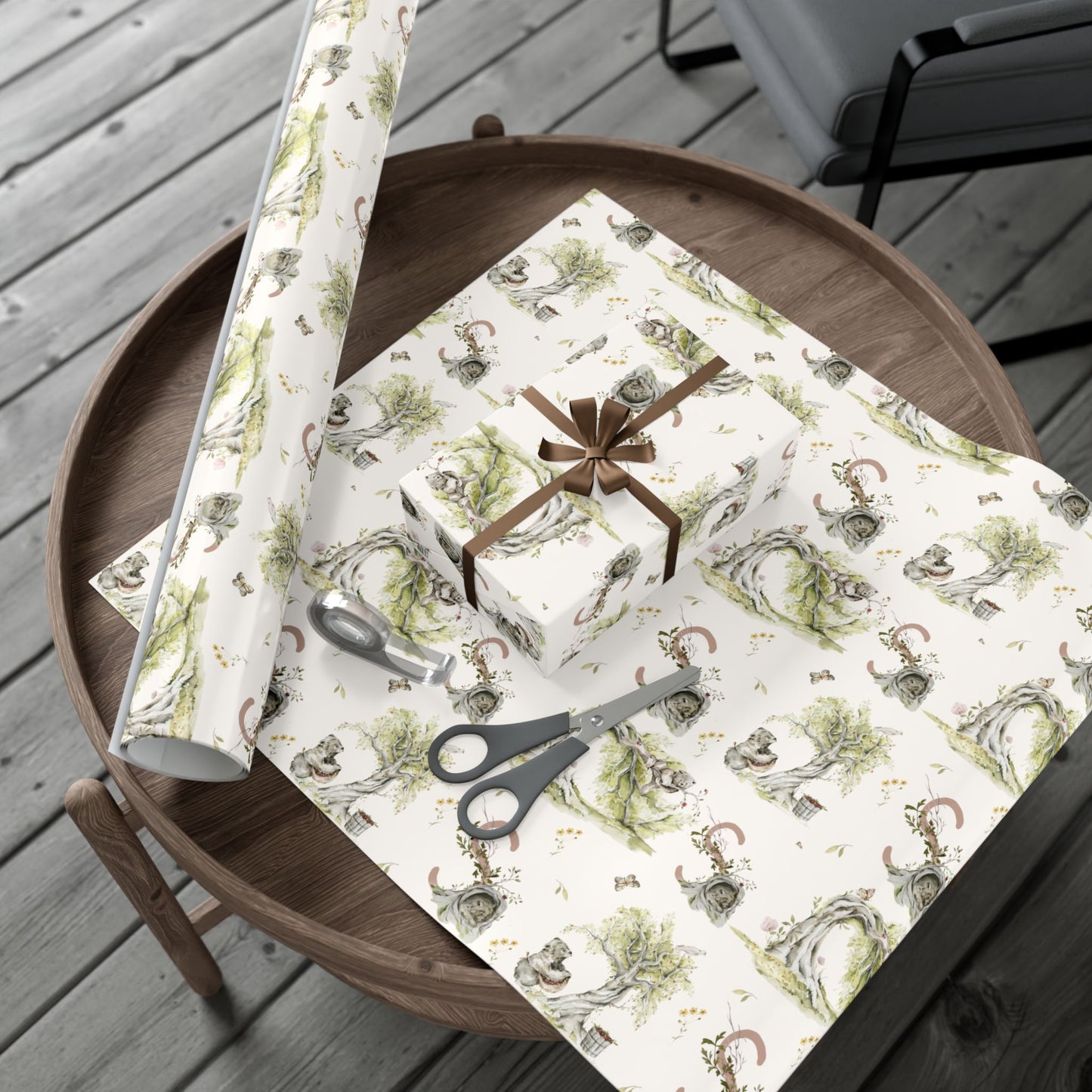Petits Animaux | Orchard Bears Wrapping Paper