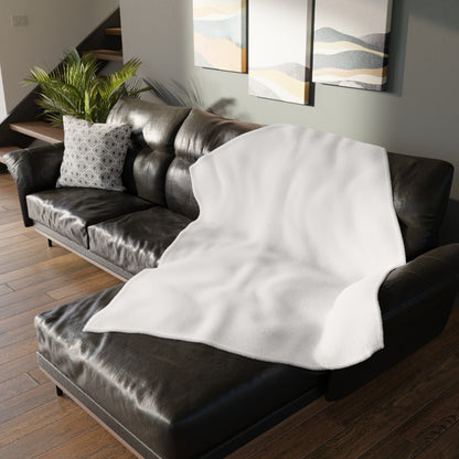 Modern Equestrian Classic Equestrian Motif Throw Blanket | Velveteen | 3 Sizes