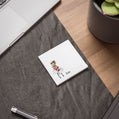 Personalized Post-it® Notes | Shopping Girl Illustration | Custom Sticky Pad