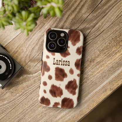 Urban Cowgirl Appaloosa Personalized Phone Case | Tough Dual-Layer | iPhone, Samsung & Google