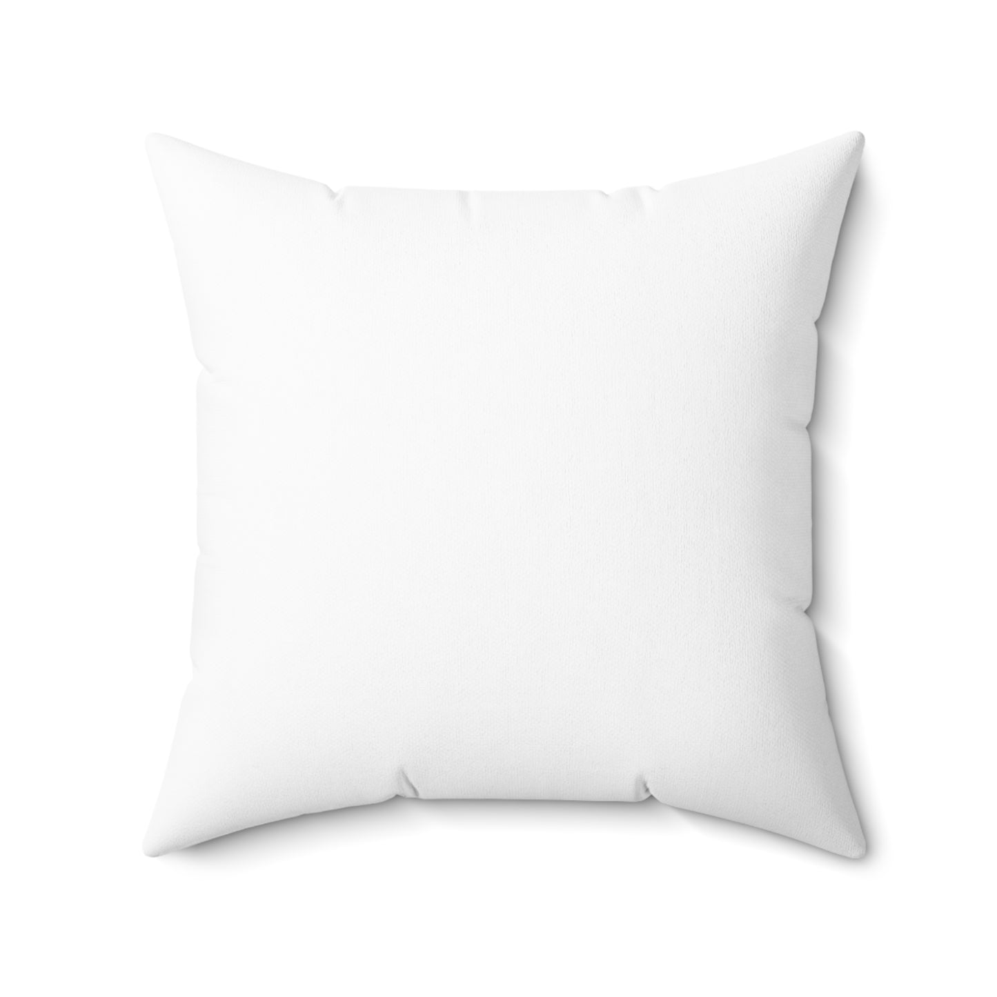 White pillow on a white background