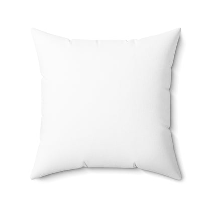 White pillow on a white background