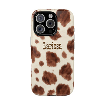 Urban Cowgirl Appaloosa Personalized Phone Case | Tough Dual-Layer | iPhone, Samsung & Google