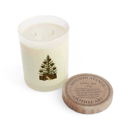 Personalizable Chic Nouveau Noël Candle | Double Wick Glass | 3 Scents