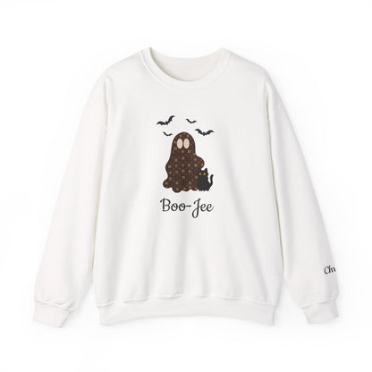 Personalizable Ghost Sweatshirt | Sablette Pattern | 4 Colors | Personalized Sleeve