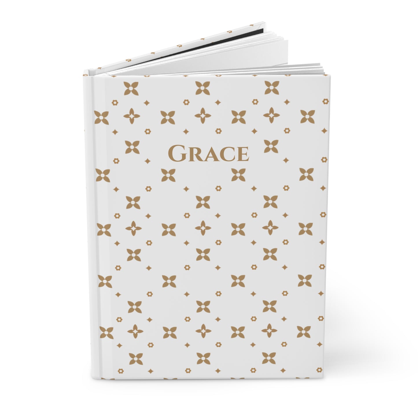 Hardcover-Tagebuch | Karamell-Sablette-Druck | Personalisierbar