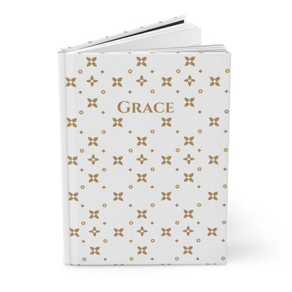 Hardcover-Tagebuch | Karamell-Sablette-Druck | Personalisierbar