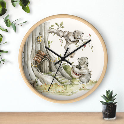 Petits Animaux | Orchard Bears Wall Clock - Tresor Valeur