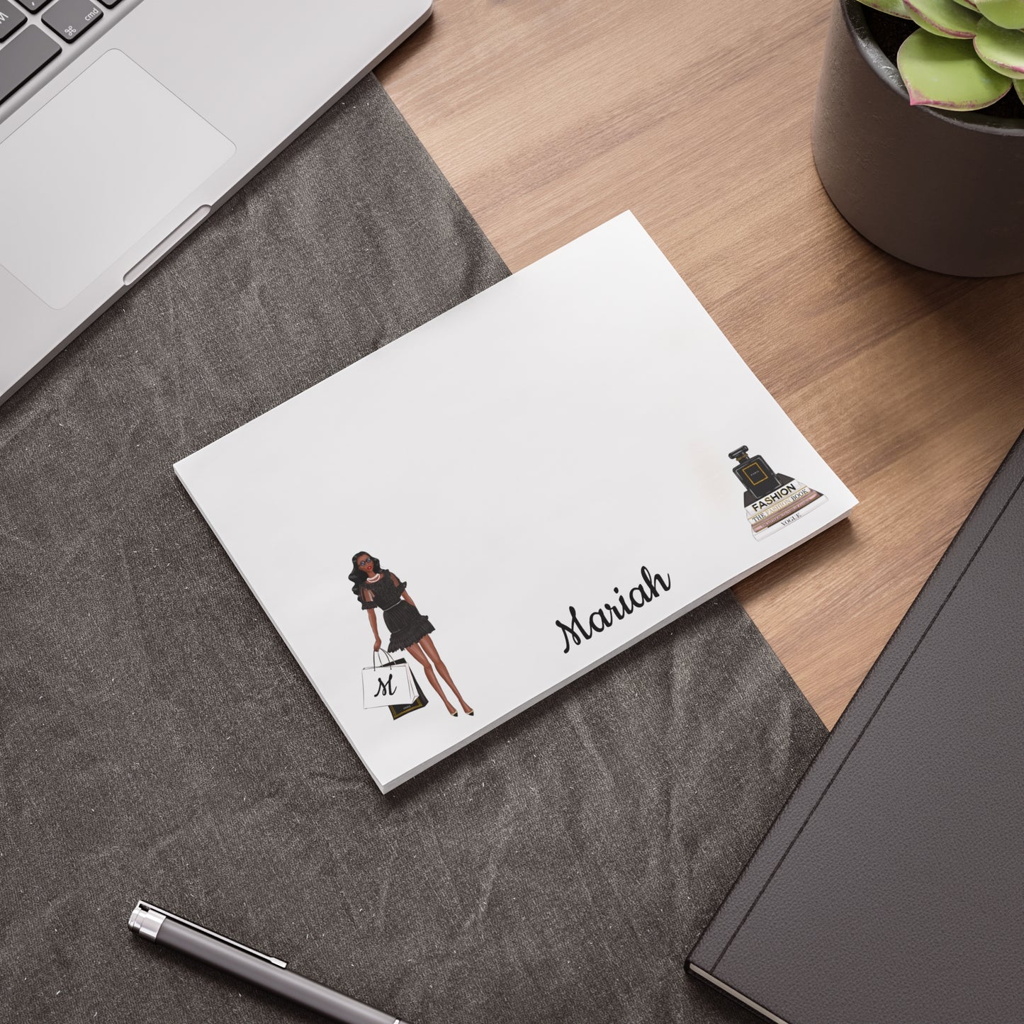 Post-it® Haftnotizen | Benutzerdefinierter Name und Avatar | Haute in Paris Kollektion | Personalisierbar