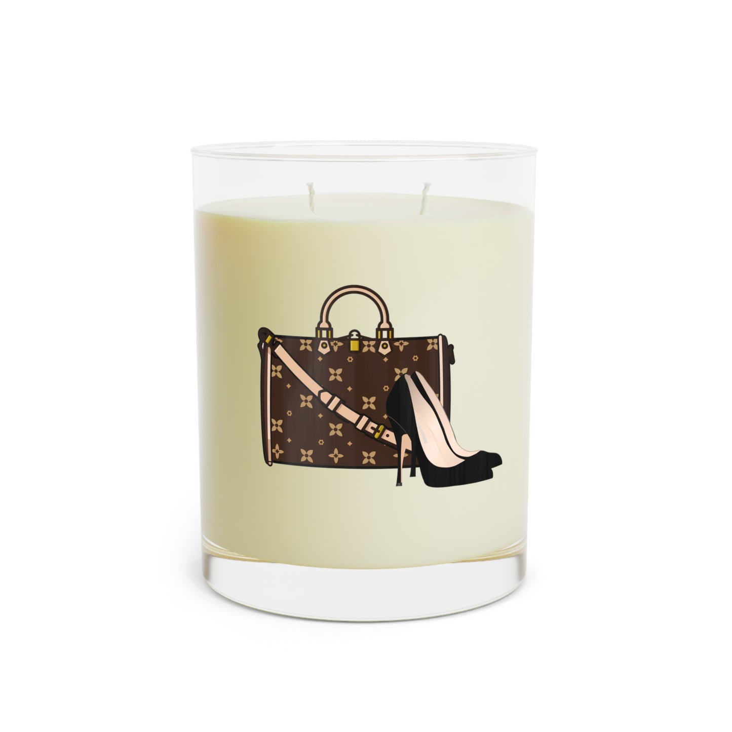 Vela chic personalizable | Diseño de tacones y bolsos