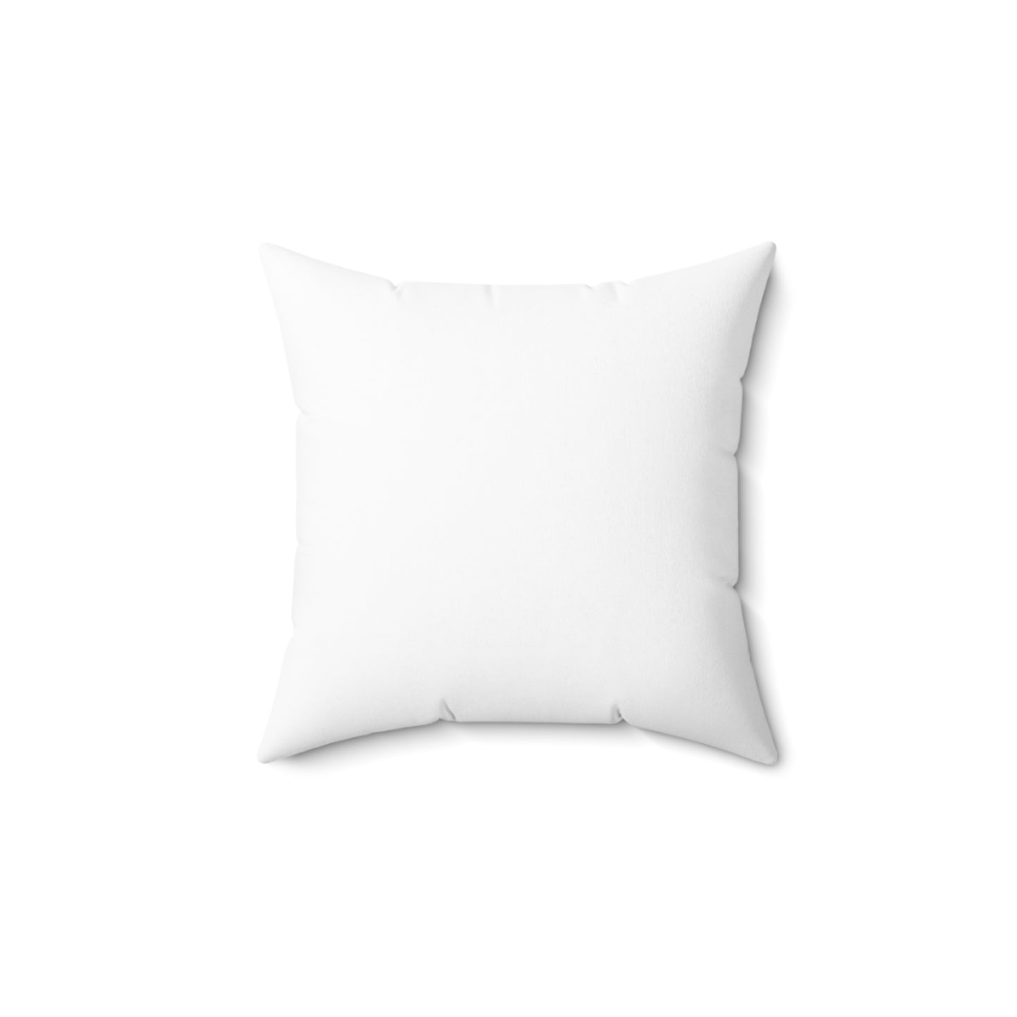 White pillow on a white background