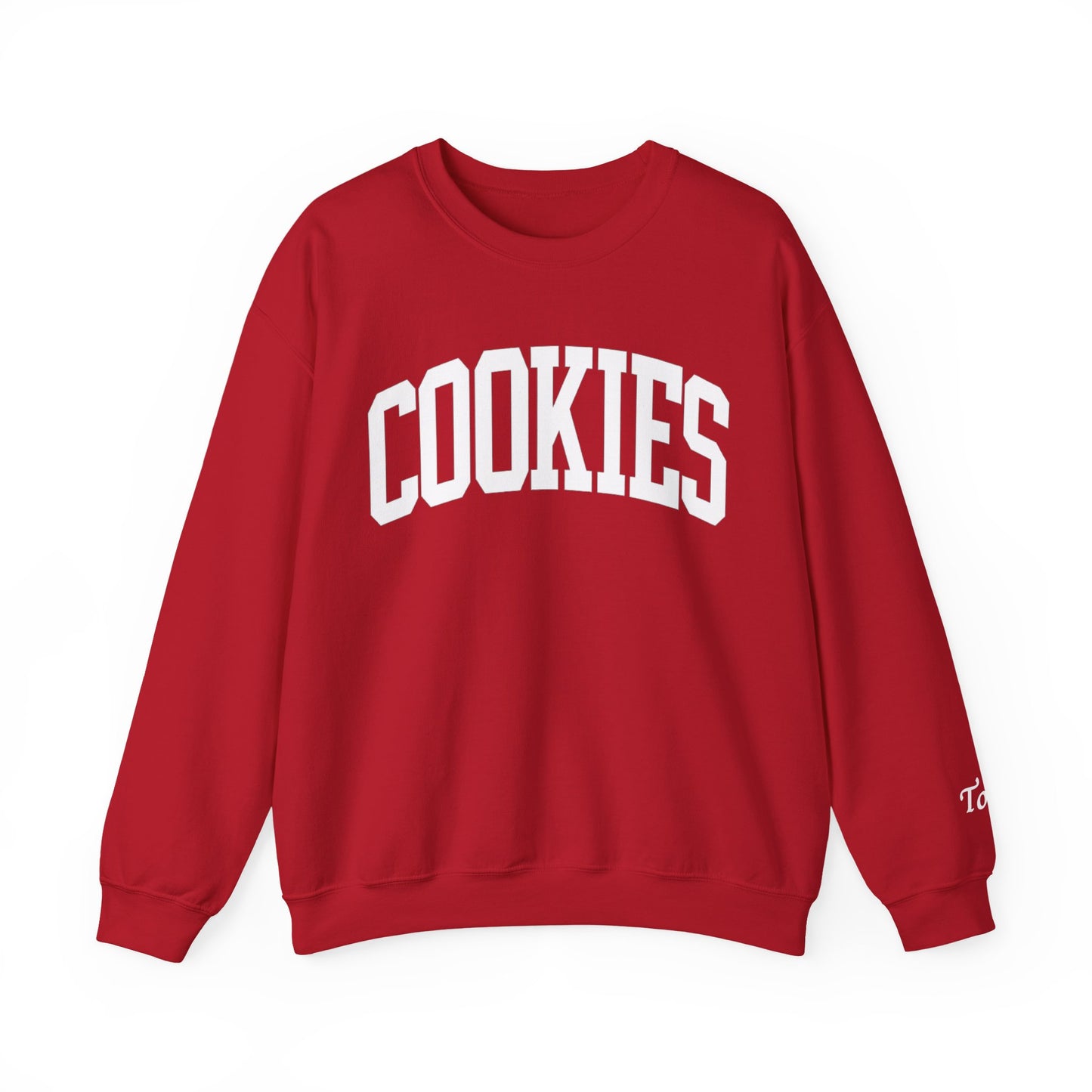 COOKIES Sweatshirt | Personalizable Left Sleeve