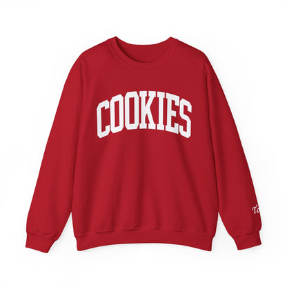 COOKIES Sweatshirt | Personalizable Left Sleeve