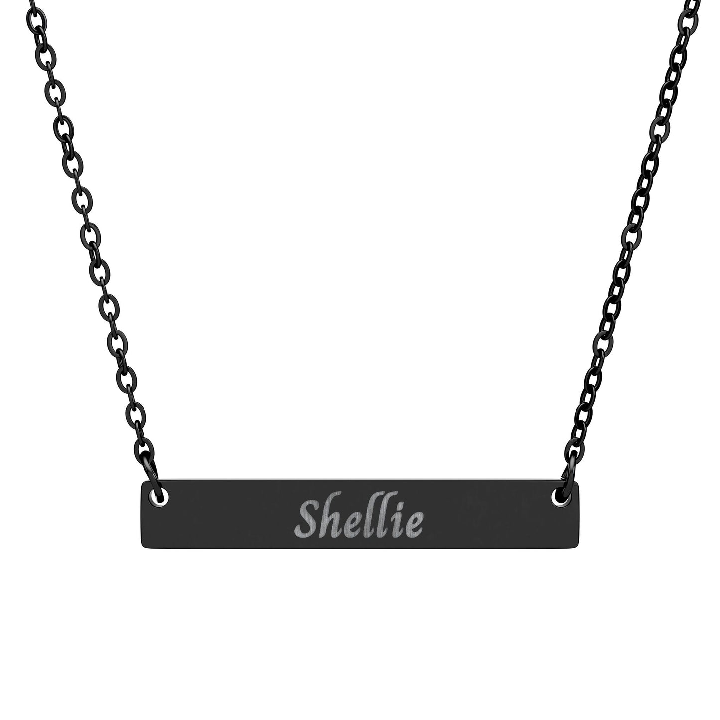 Personalized Bar Necklace | Custom Engraved Pendant