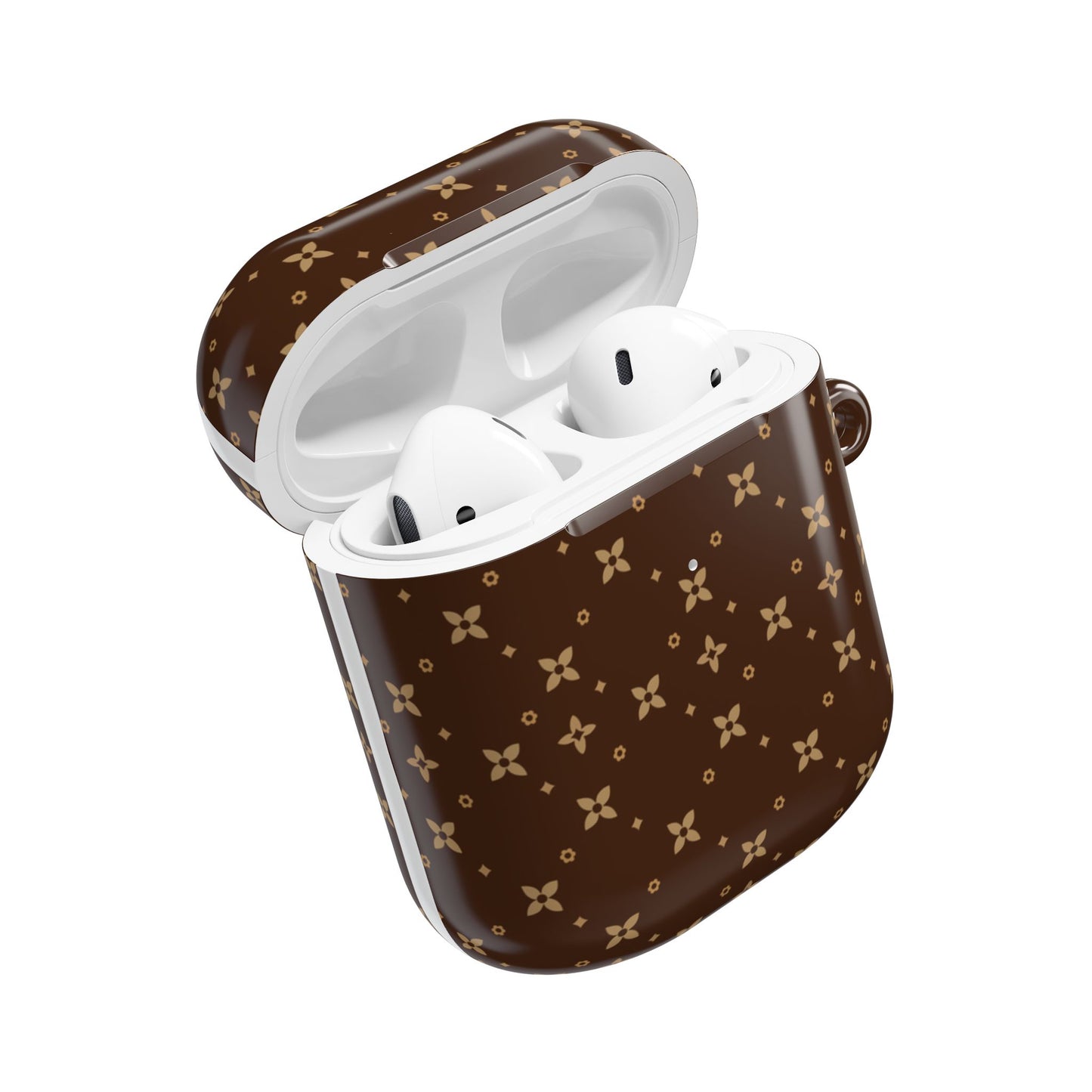Personalized AirPods Case | Mink Sablette Print | Protective Cover with Keychain
