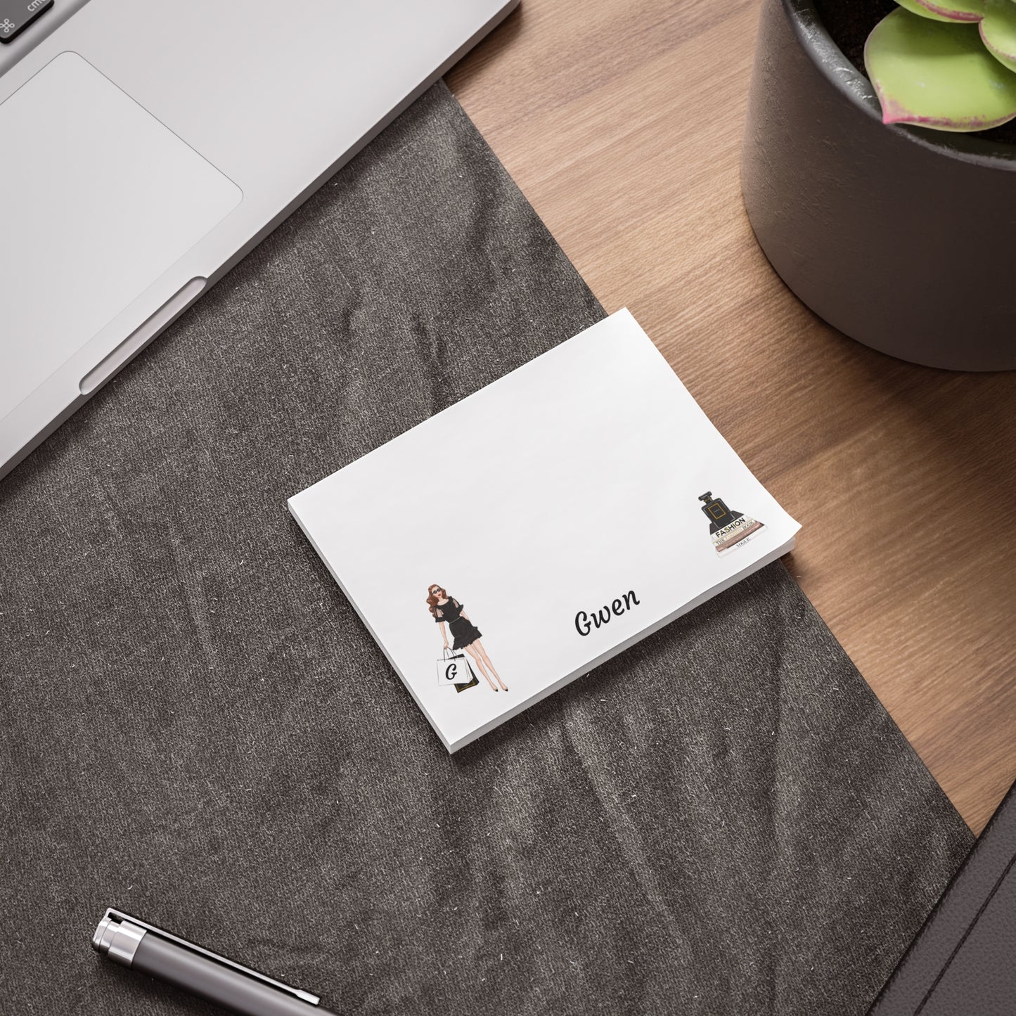 Post-it® Haftnotizen | Benutzerdefinierter Name und Avatar | Haute in Paris Kollektion | Personalisierbar