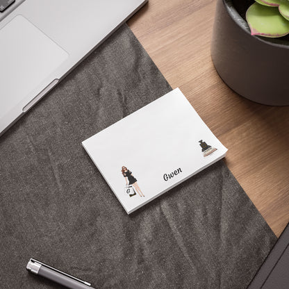 Post-it® Haftnotizen | Benutzerdefinierter Name und Avatar | Haute in Paris Kollektion | Personalisierbar