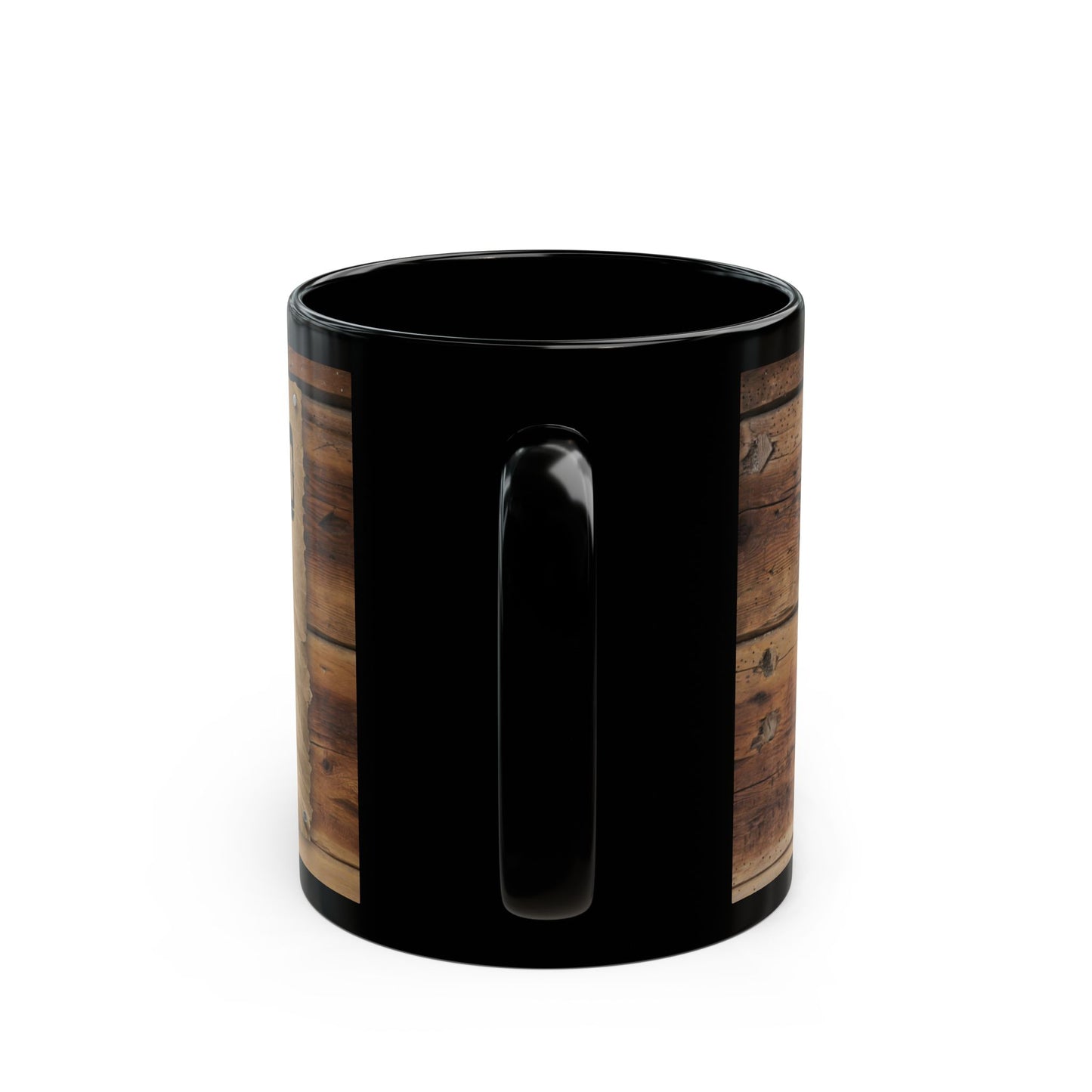 Wanted Poster Black Mug – Personalized 'Wanted Todd' Western Coffee Cup