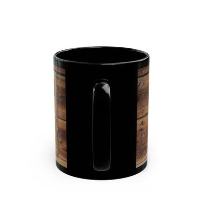 Wanted Poster Black Mug – Personalized 'Wanted Todd' Western Coffee Cup