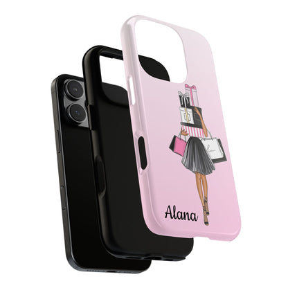 Personalized Pink Ombré Fashion Avatar Phone Case