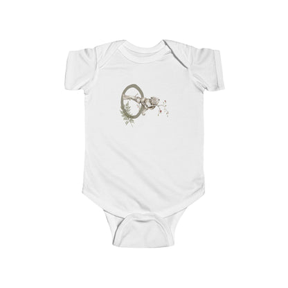 Petits Animaux | Watercolor Animals Monogram Baby Bodysuit - Tresor Valeur