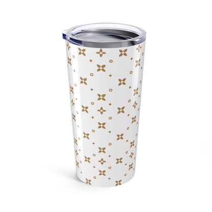 Reisebecher | Personalisierbar | Edelstahl | 20oz | Karamell-Sablette-Druck