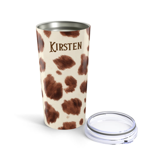 Appaloosa Print 20oz Tumbler | Hot & Cold Drinkware | Personalizable | Urban Cowgirl Collection