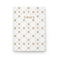 Hardcover-Tagebuch | Karamell-Sablette-Druck | Personalisierbar