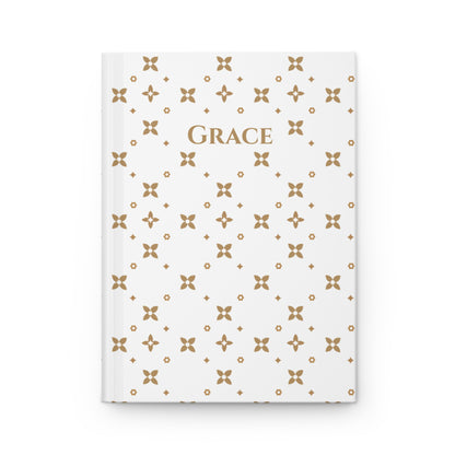 Hardcover-Tagebuch | Karamell-Sablette-Druck | Personalisierbar