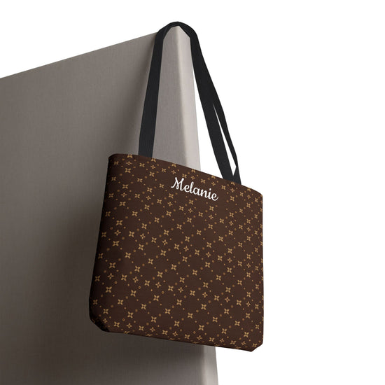 Personalized Sablette Tote Bag | Black Handles | 3 Sizes | Custom Name