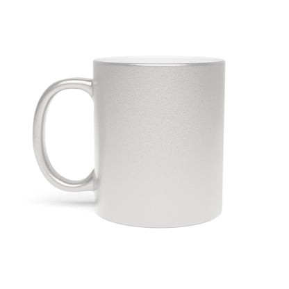 Gold or Silver Metallic Mug | Sablette Purse & Shoes or Purse Only | Personalized 11oz Mug | Tresor Valeur Fashionista Mug