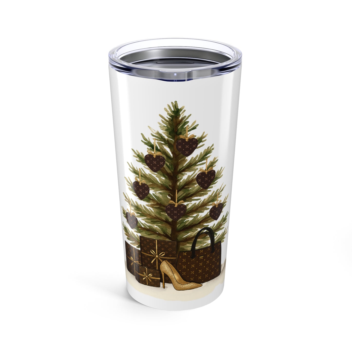 Nouveau Noël 20oz Tumbler | Stainless Steel | Personalized Back