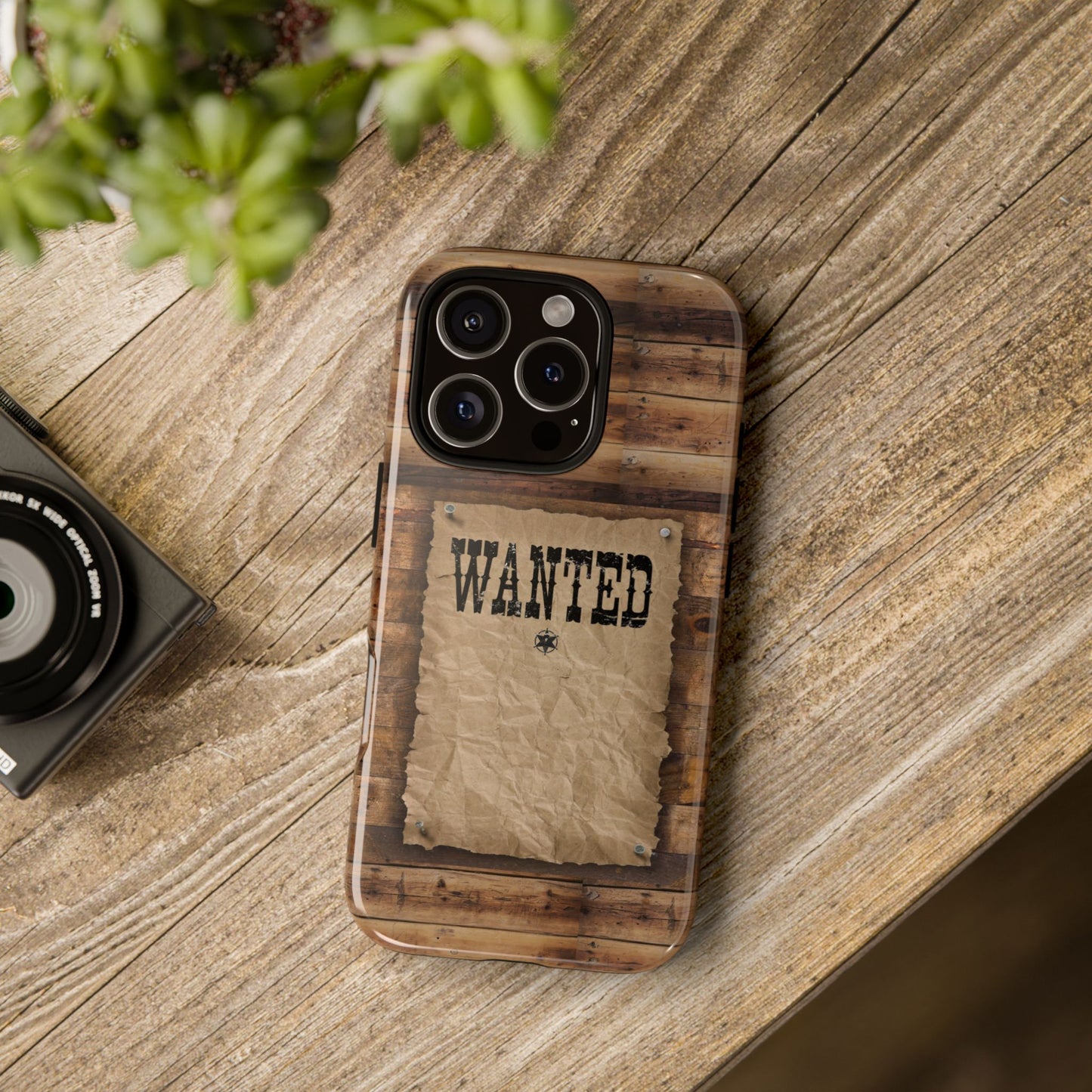 Urban Cowgirl “Wanted Poster” Phone Case | Personalizable