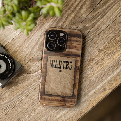 Urban Cowgirl “Wanted Poster” Phone Case | Personalizable